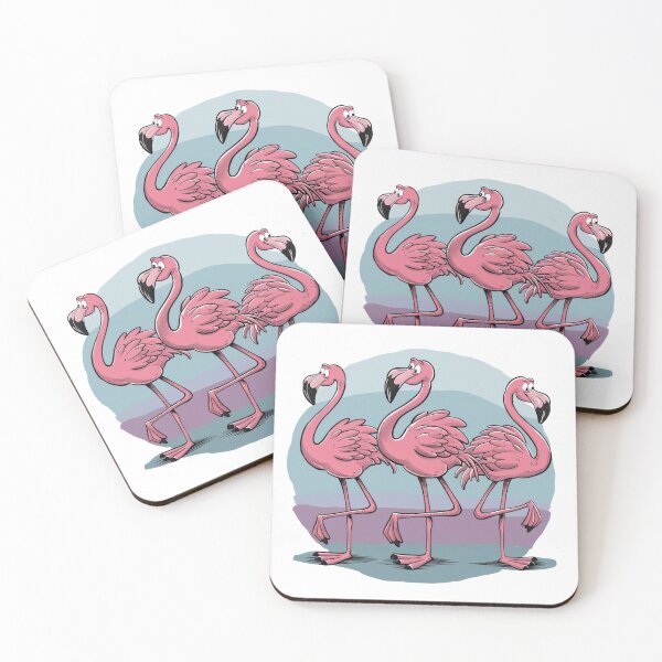 Item preview, three pink flamingos designed and sold by MyNiceDesigns.