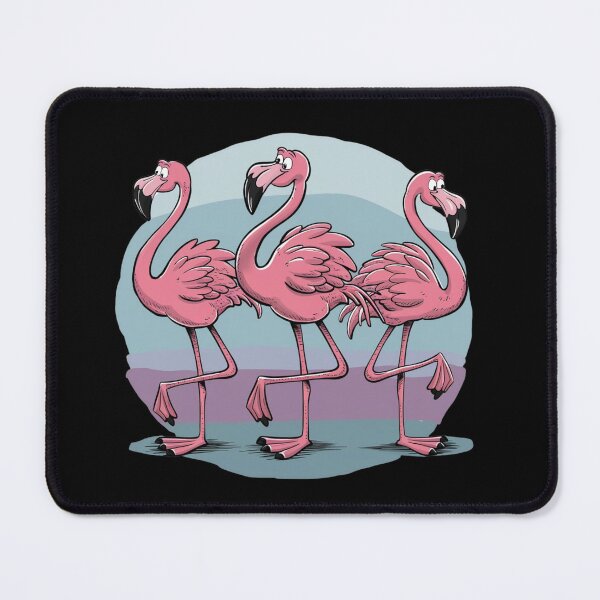 Item preview, three pink flamingos designed and sold by MyNiceDesigns.
