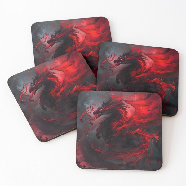 Item preview, Crimson Dragon Shadows designed and sold by AI-Only Creations.