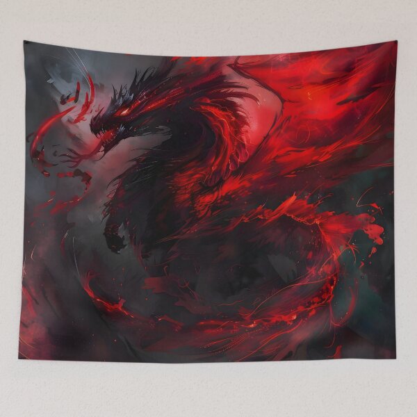 Item preview, Crimson Dragon Shadows designed and sold by AI-Only Creations.