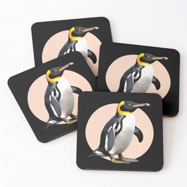 Item preview, Penguin on the background of a circle Arctic bird designed and sold by Aquillashop.