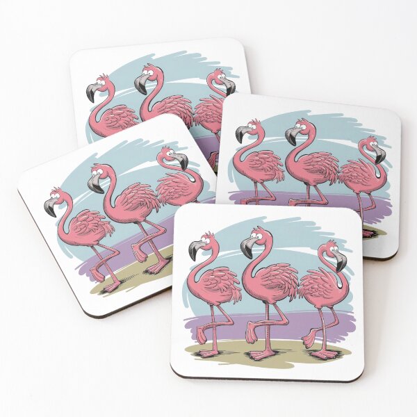 Item preview, Three pink flamingos 2 designed and sold by MyNiceDesigns.
