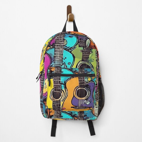 Item preview, Spectacular Colorful Guitar Pattern  designed and sold by DigiDreamyArt.