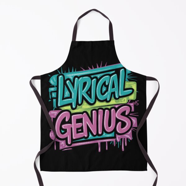Item preview, Lyrical Genius 90s Hip Hop Music Design designed and sold by RadDeck.