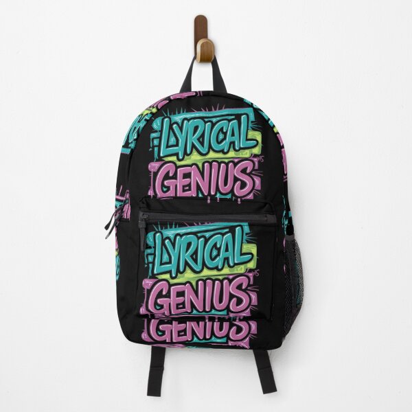 Item preview, Lyrical Genius 90s Hip Hop Music Design designed and sold by RadDeck.