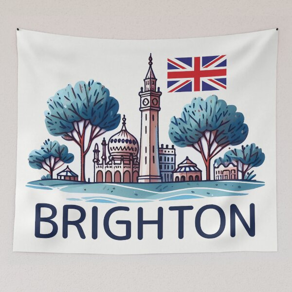 Item preview, Brighton England UK designed and sold by WanderlustCoCo.