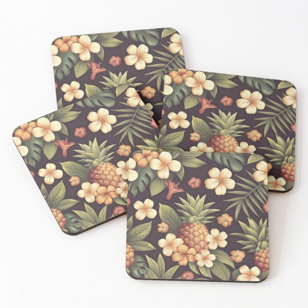 Item preview, Vintage Hawaiian Pineapple Pattern designed and sold by RGShirtWorks.