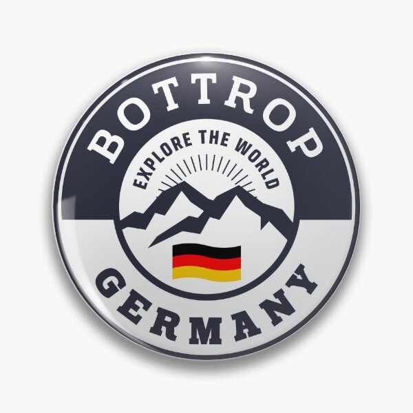 Item preview, Bottrop Germany Black and White Crest designed and sold by World Designs.