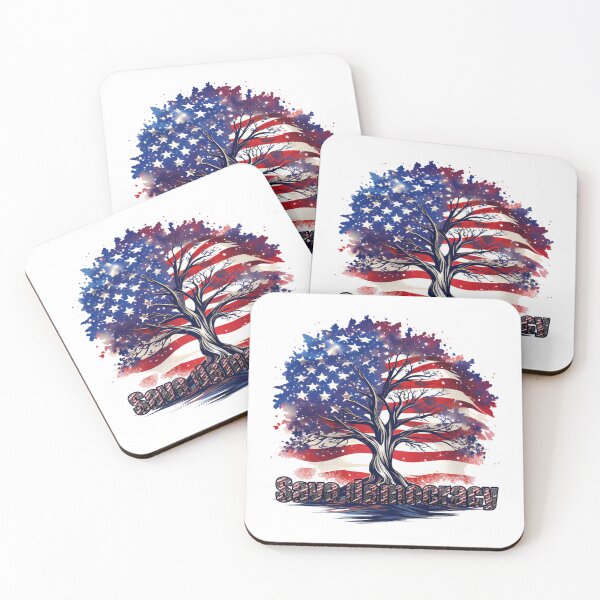Item preview, Save democracy | Rooted in Freedom , American Grown , Stars & Stripes Tree designed and sold by ShabayekShop.