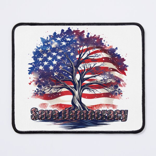 Item preview, Save democracy | Rooted in Freedom , American Grown , Stars & Stripes Tree designed and sold by ShabayekShop.
