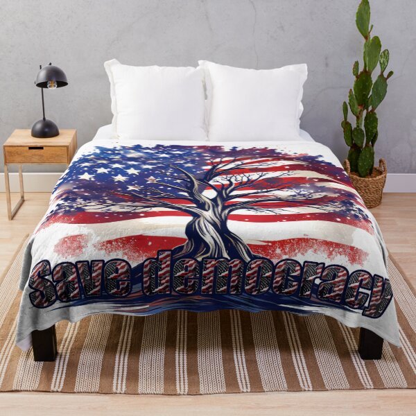 Item preview, Save democracy | Rooted in Freedom , American Grown , Stars & Stripes Tree designed and sold by ShabayekShop.