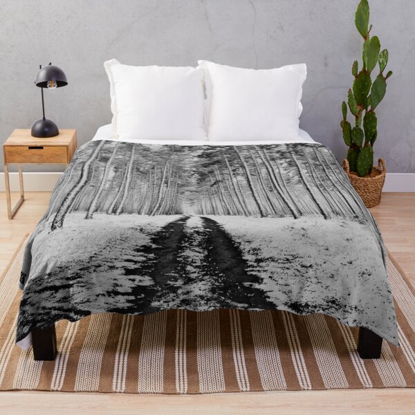 Item preview, Minimalist Black White Winter Forest designed and sold by Bunmigraphics .