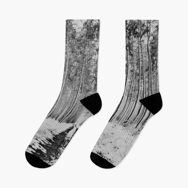 Item preview, Minimalist Black White Winter Forest designed and sold by Bunmigraphics .