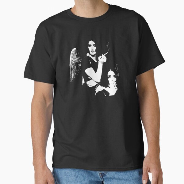 Vista previa del artículo con la obra «sin fondo diseño seamless placebo brian molko angel», diseñado y vendido por panicxswift.