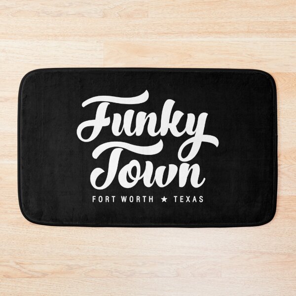Item preview, FUNKY TOWN Fort Worth Texas Script Design designed and sold by Rebel Mixtape Studio.