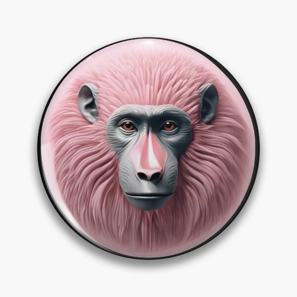 Item preview, Monkey Pink Monkey Face designed and sold by Aquillashop.