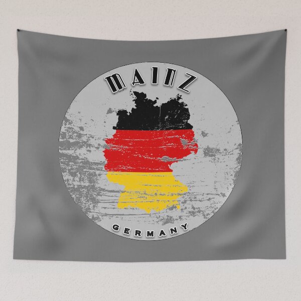 Item preview, Mainz Germany Flag Worn  designed and sold by World Designs.