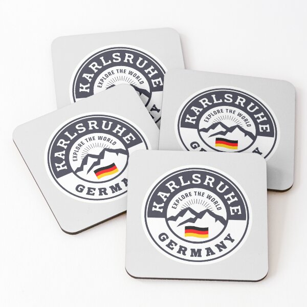 Item preview, Karlsruhe Germany Black and White Crest designed and sold by World Designs.
