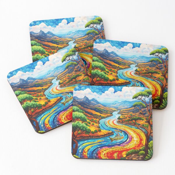 Item preview, Barramundi / & rainbow serpent designed and sold by rainsdesigns.