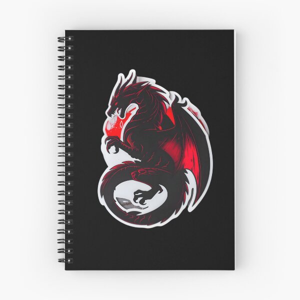 Item preview, Dragon's Crimson Night designed and sold by AI-Only Creations.