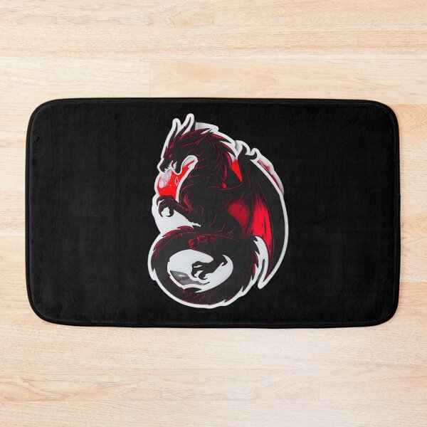 Item preview, Dragon's Crimson Night designed and sold by AI-Only Creations.