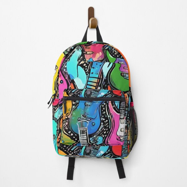 Item preview, Spectacular Colorful Guitar Pattern  designed and sold by DigiDreamyArt.