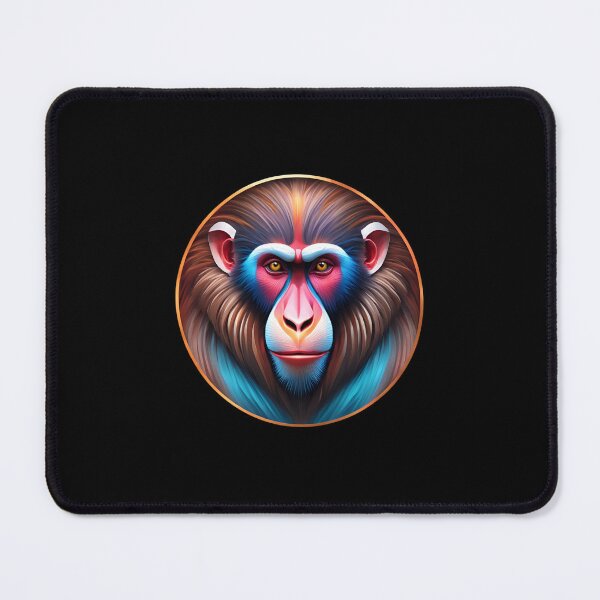 Item preview, Mandrill Monkey King Colorful Snout designed and sold by Aquillashop.