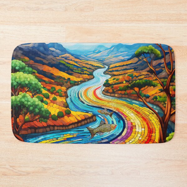 Item preview, Barramundi / & rainbow serpent designed and sold by rainsdesigns.