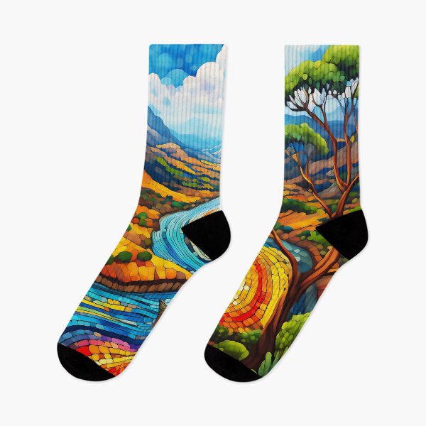 Item preview, Barramundi / & rainbow serpent designed and sold by rainsdesigns.