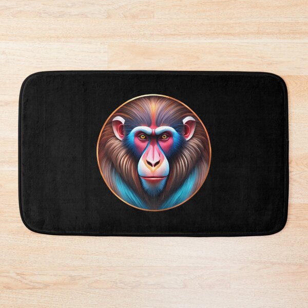 Item preview, Mandrill Monkey King Colorful Snout designed and sold by Aquillashop.