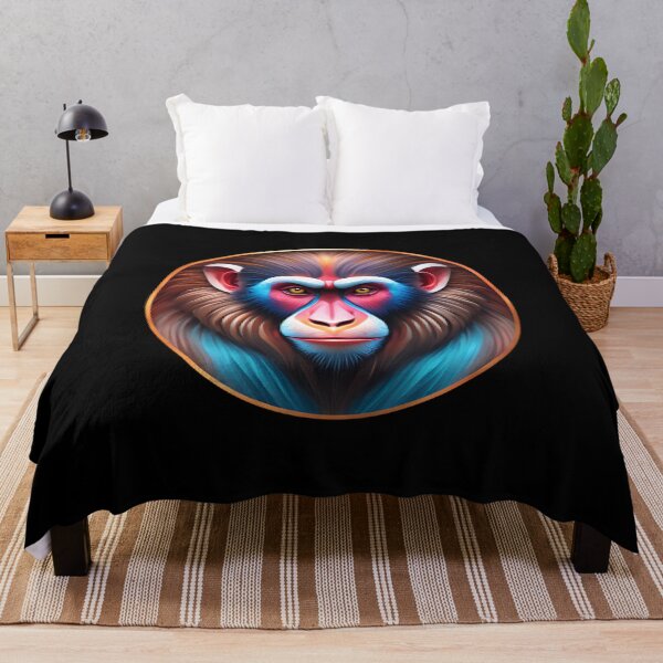Item preview, Mandrill Monkey King Colorful Snout designed and sold by Aquillashop.