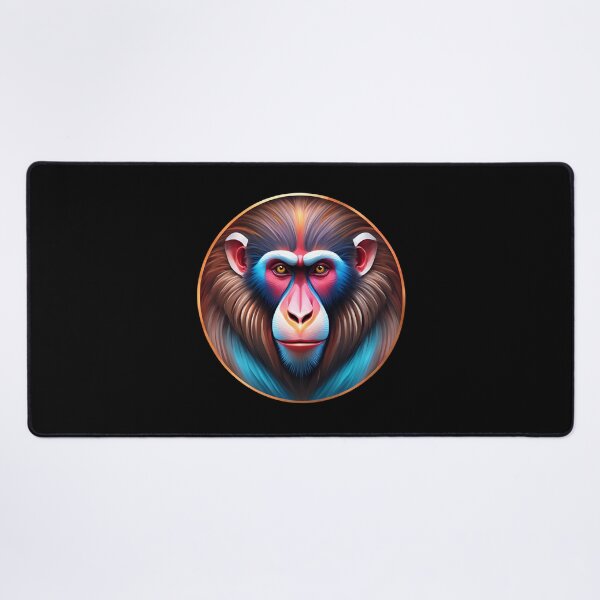 Item preview, Mandrill Monkey King Colorful Snout designed and sold by Aquillashop.