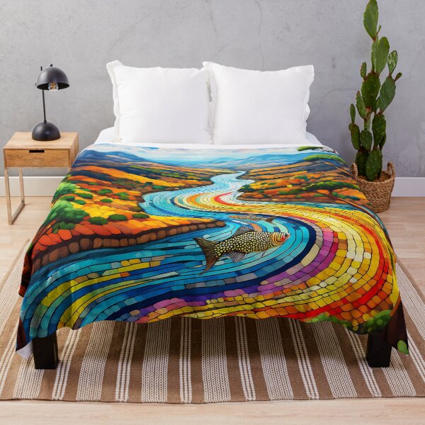 Item preview, Barramundi / & rainbow serpent designed and sold by rainsdesigns.