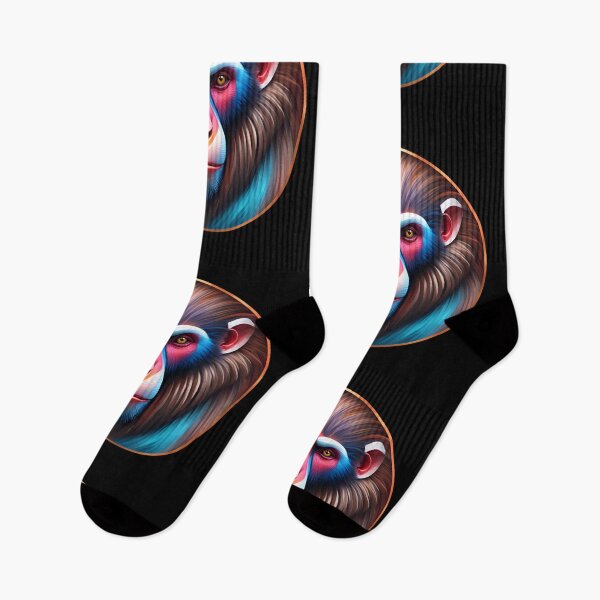 Item preview, Mandrill Monkey King Colorful Snout designed and sold by Aquillashop.
