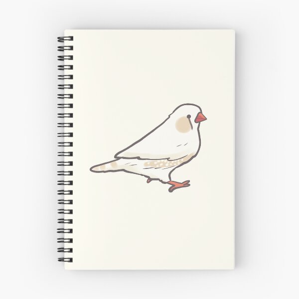 Item preview, White Zebra Finch drawing  designed and sold by Artofmayara.