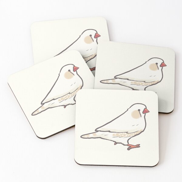 Item preview, White Zebra Finch drawing  designed and sold by Artofmayara.
