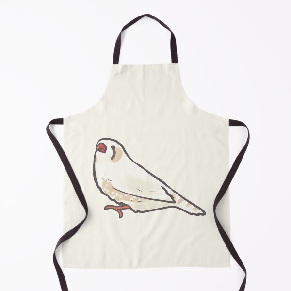 Item preview, Cute White Zebra Finch drawing designed and sold by Artofmayara.