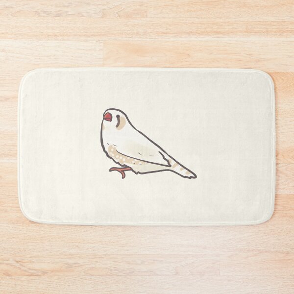 Item preview, Cute White Zebra Finch drawing  designed and sold by Artofmayara.