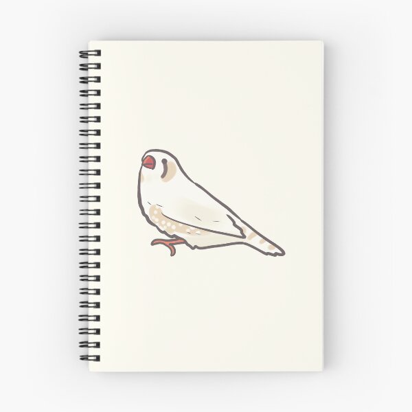 Item preview, Cute White Zebra Finch drawing  designed and sold by Artofmayara.