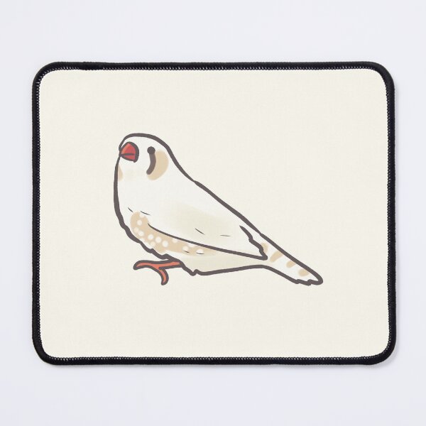 Item preview, Cute White Zebra Finch drawing  designed and sold by Artofmayara.
