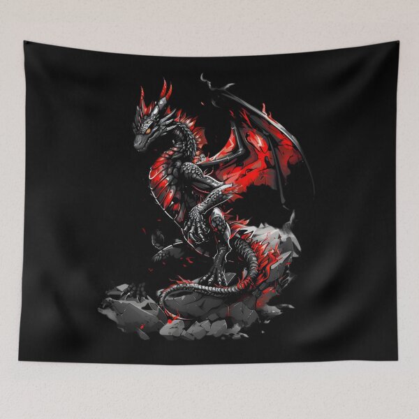 Item preview, Shadowfire Dragon designed and sold by AI-Only Creations.