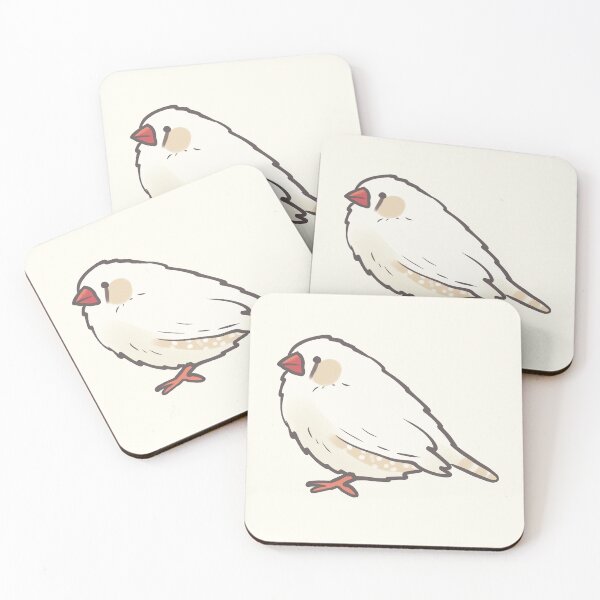 Item preview, White Zebra Finch art  designed and sold by Artofmayara.