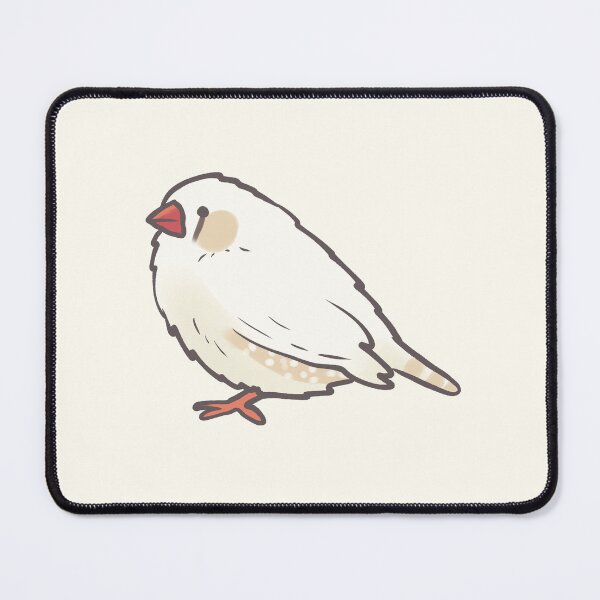 Item preview, White Zebra Finch art designed and sold by Artofmayara.