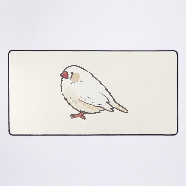 Item preview, White Zebra Finch art designed and sold by Artofmayara.