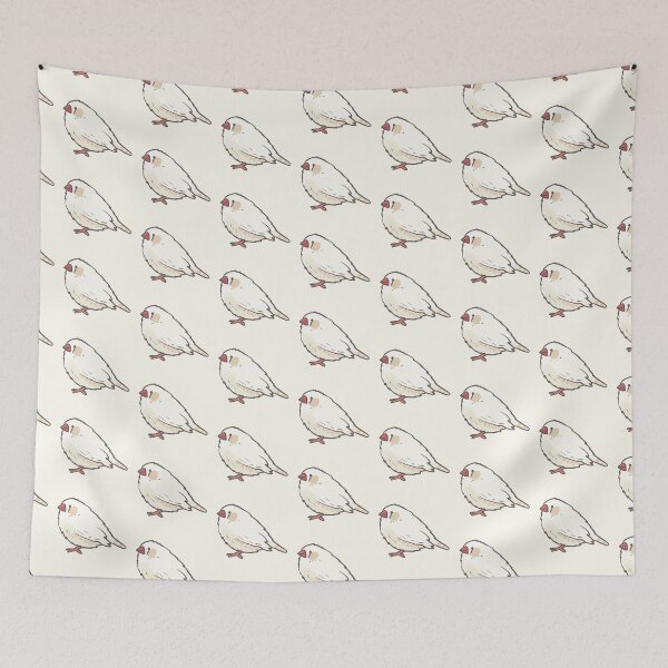 Item preview, White Zebra Finch art  designed and sold by Artofmayara.