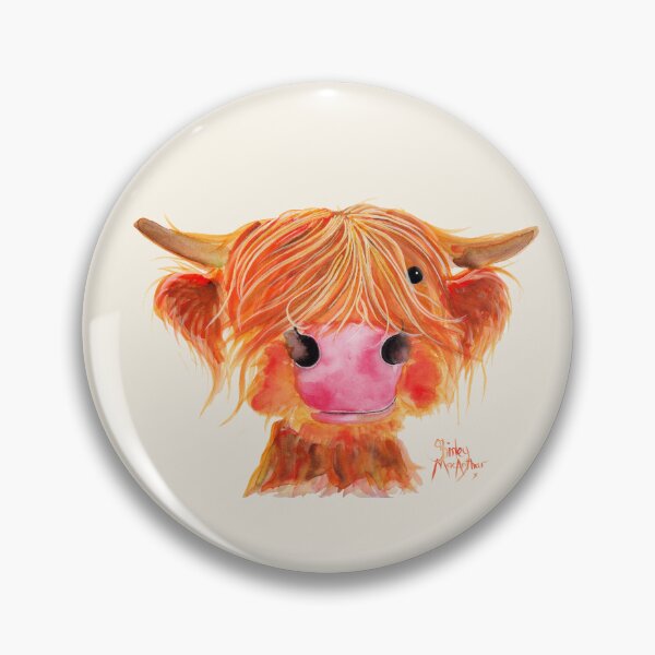 Item preview, HIGHLAND COW ' ORANGE ' By Shirley MacArthur designed and sold by Shirley MacArthur Art.