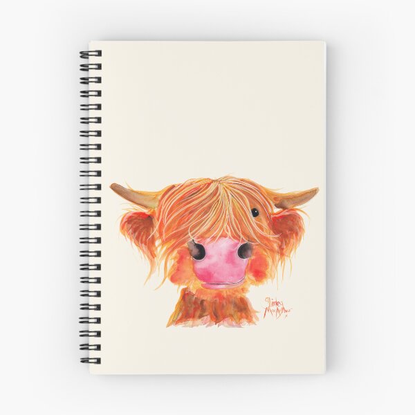 Item preview, HIGHLAND COW ' ORANGE ' By Shirley MacArthur designed and sold by Shirley MacArthur Art.