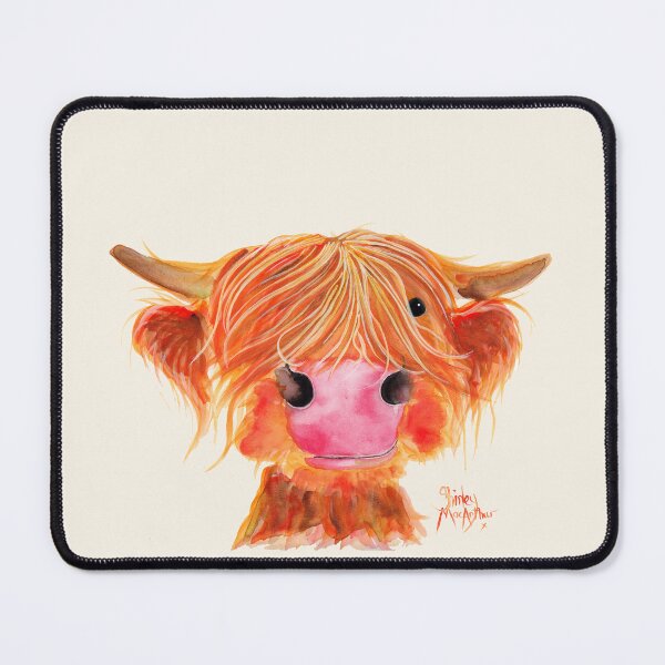 Item preview, HIGHLAND COW ' ORANGE ' By Shirley MacArthur designed and sold by Shirley MacArthur Art.