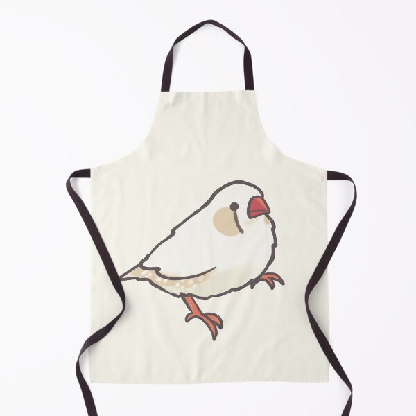 Item preview, White Zebra Finch illustration designed and sold by Artofmayara.