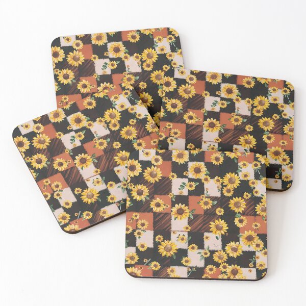 Item preview, Sunflower And Buffalo Plaid designed and sold by Tamas Das.